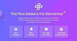 The Plus – Addon for Elementor Page Builder WordPress Plugin