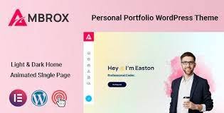 Ambrox – Personal Portfolio Resume Theme